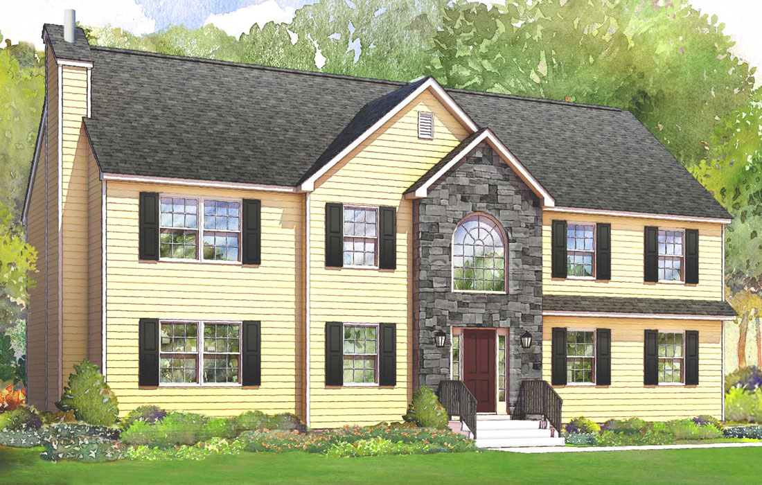 Home Plan Rendering