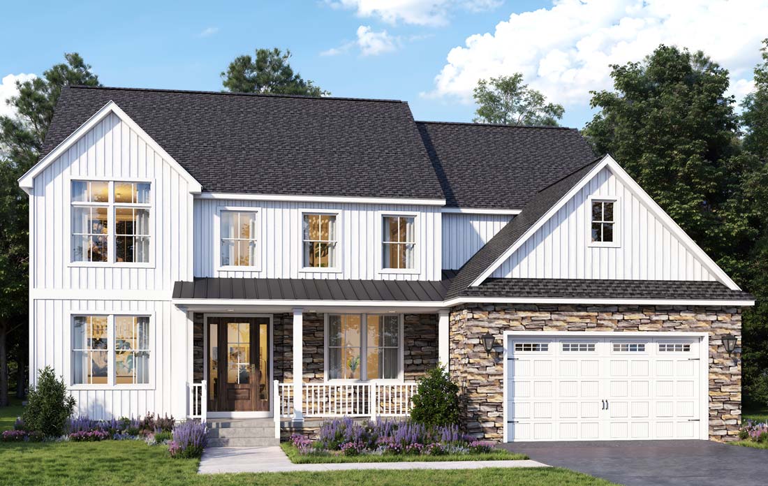 Home Plan Rendering