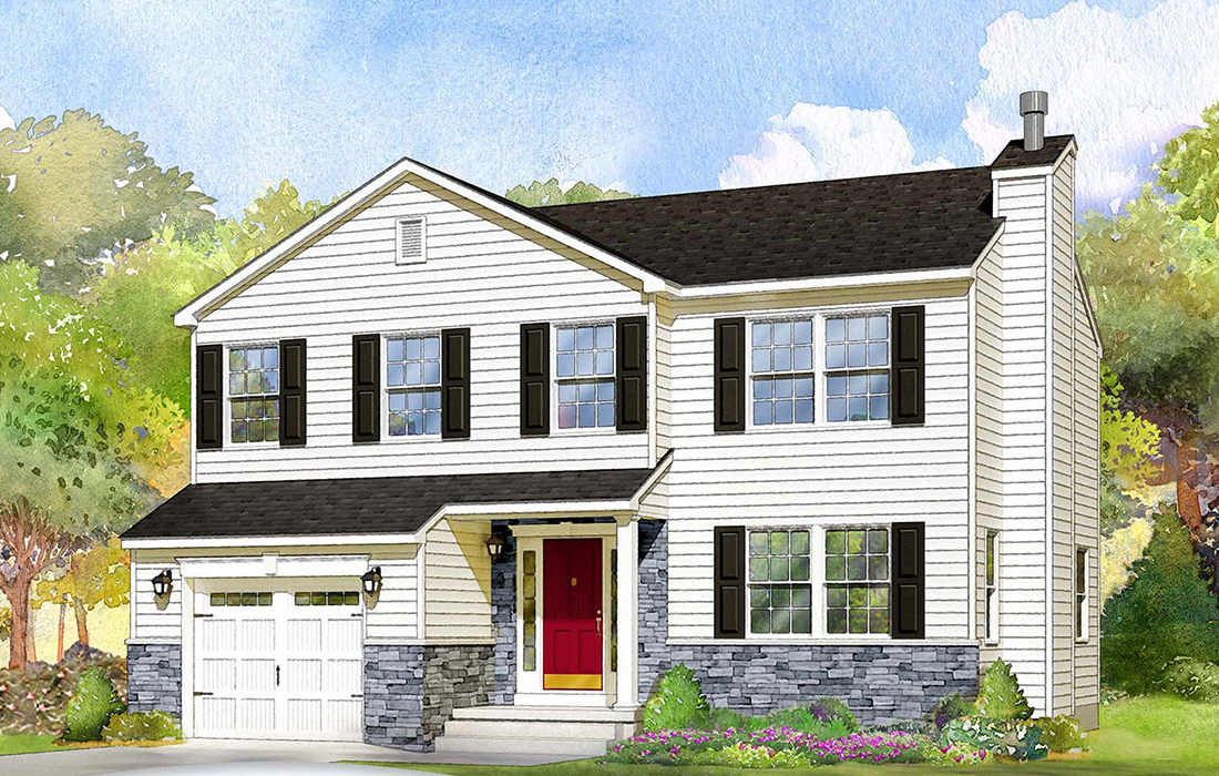 Home Plan Rendering