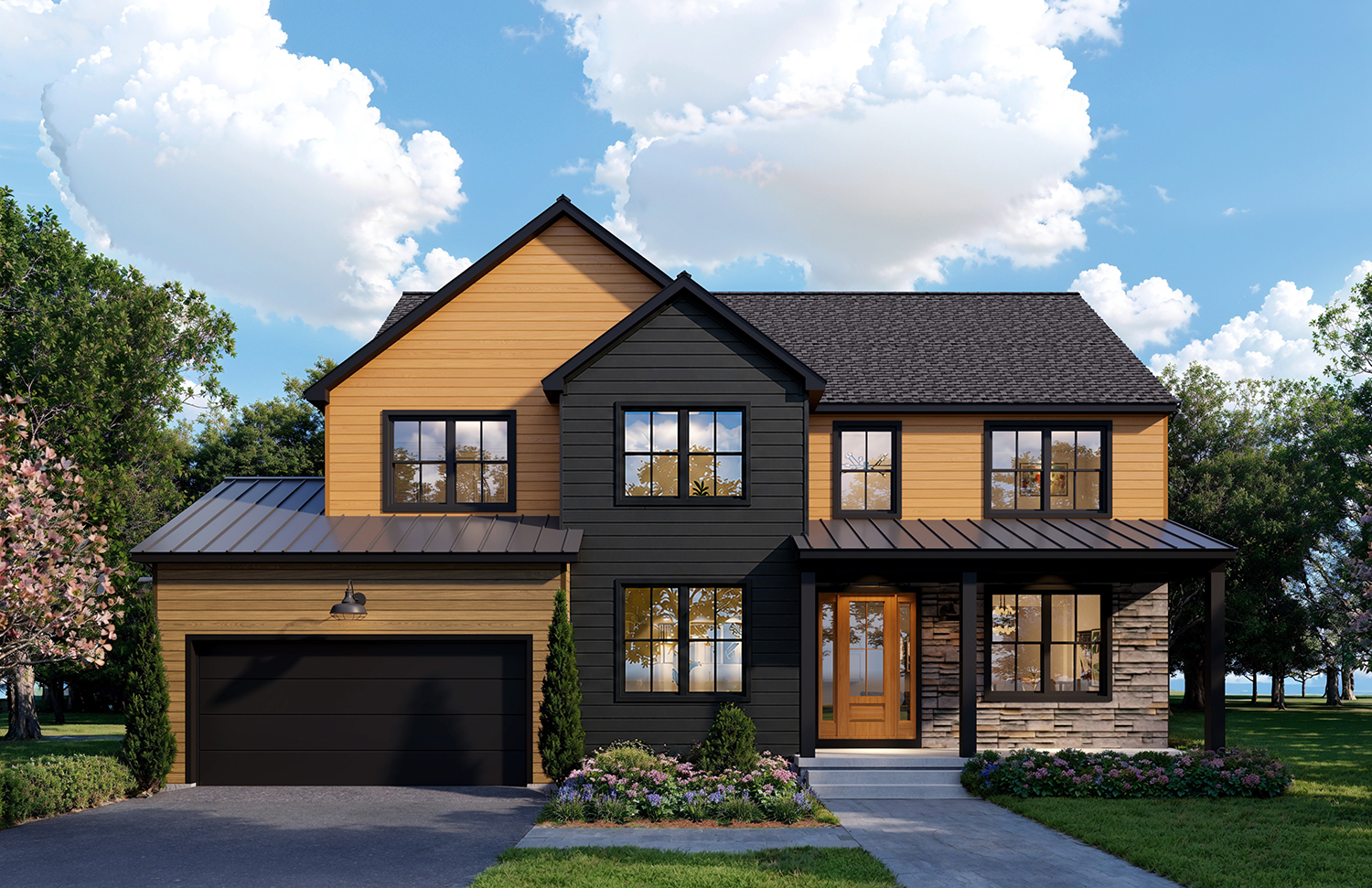 Home Plan Rendering