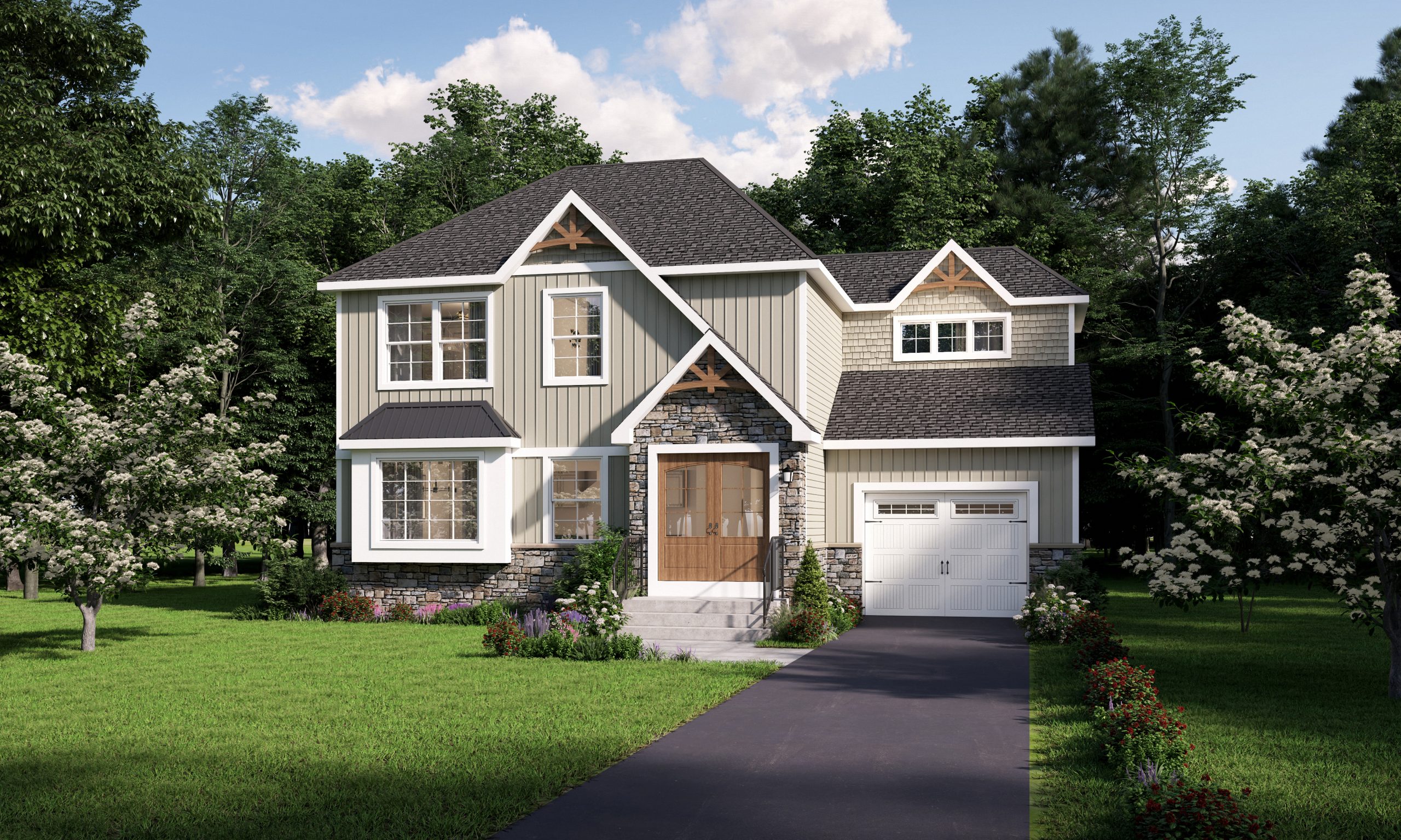 Home Plan Rendering