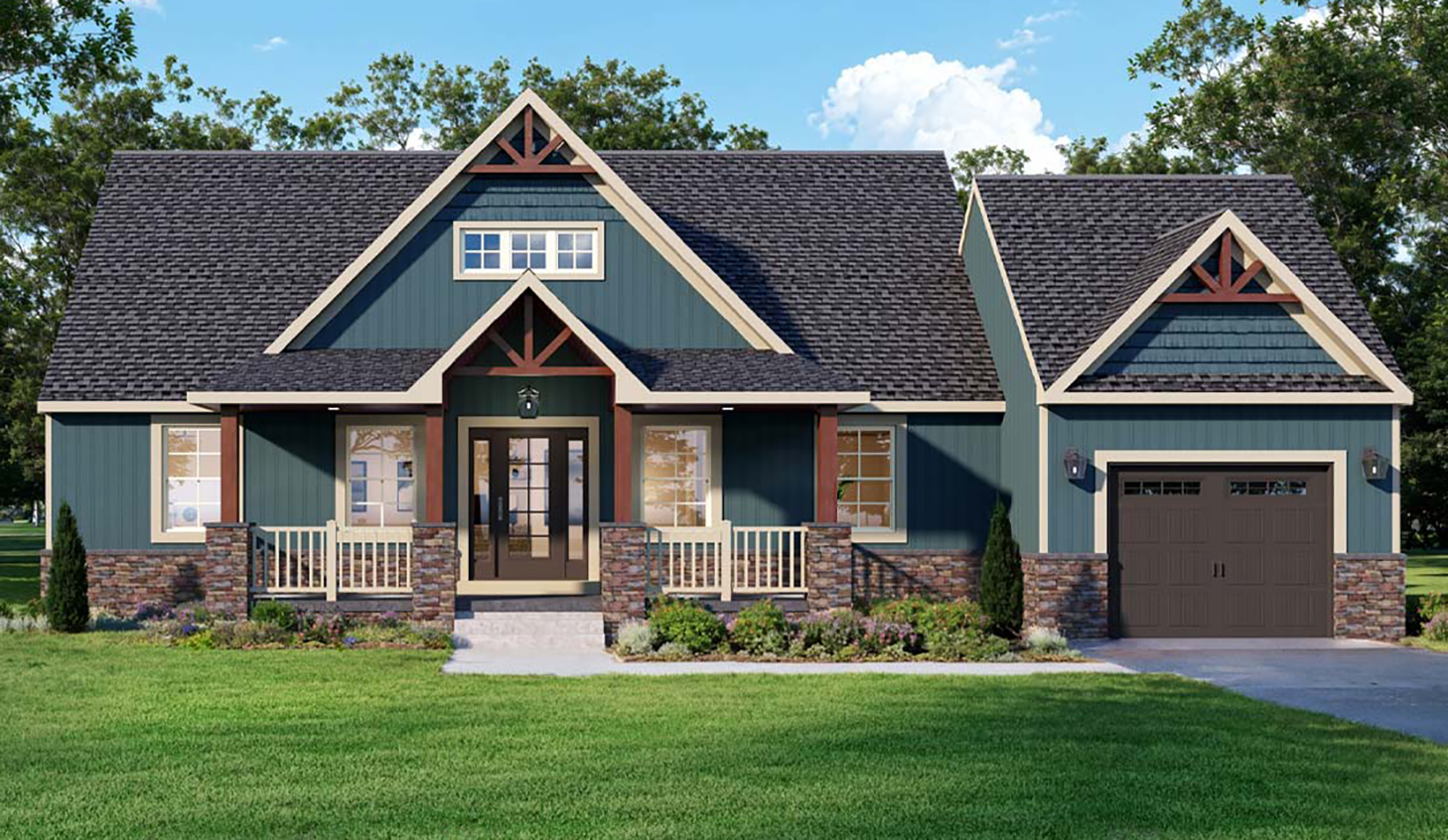 Home Plan Rendering