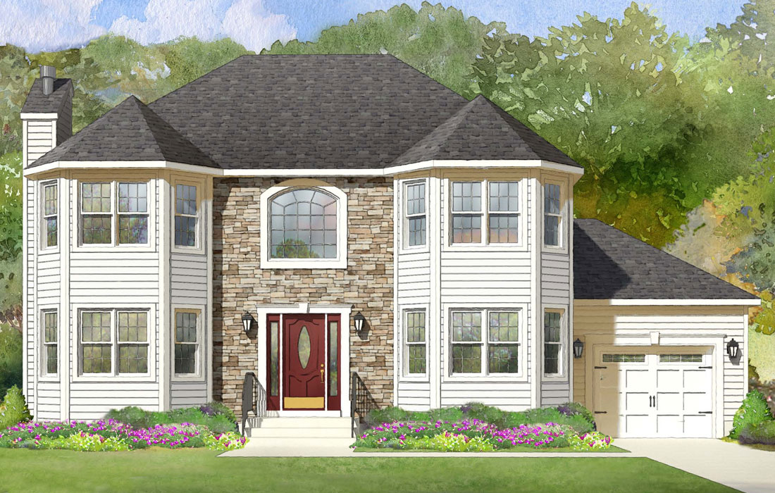 Home Plan Rendering