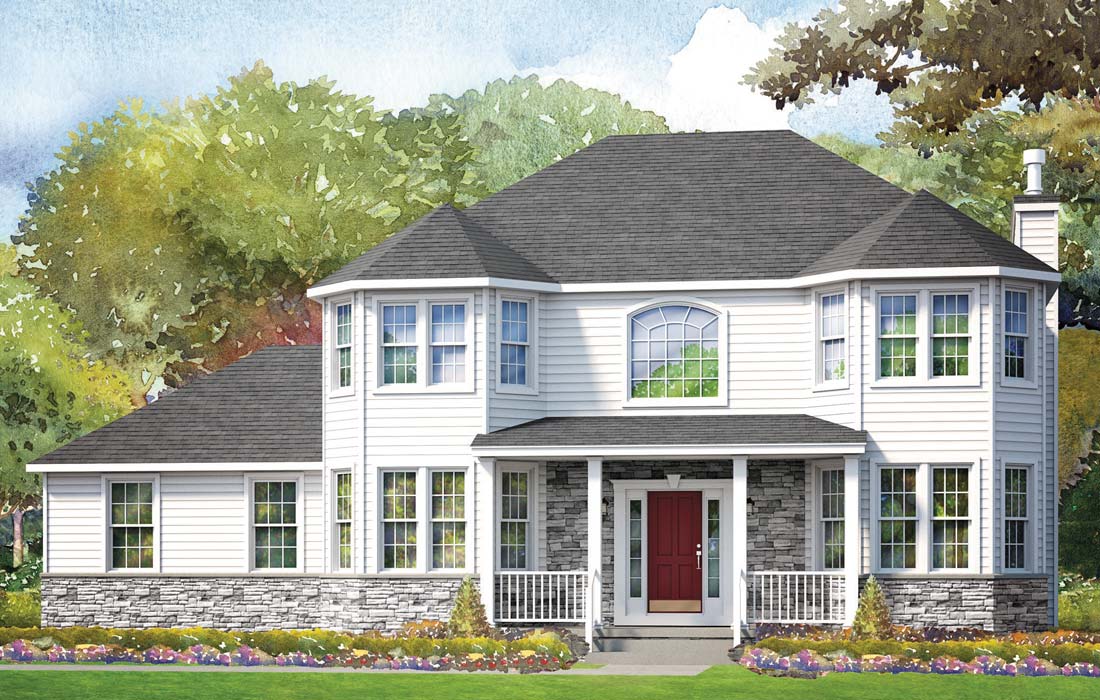 Home Plan Rendering