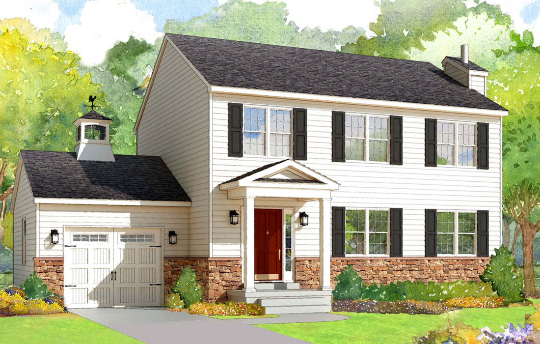 Home Plan Rendering