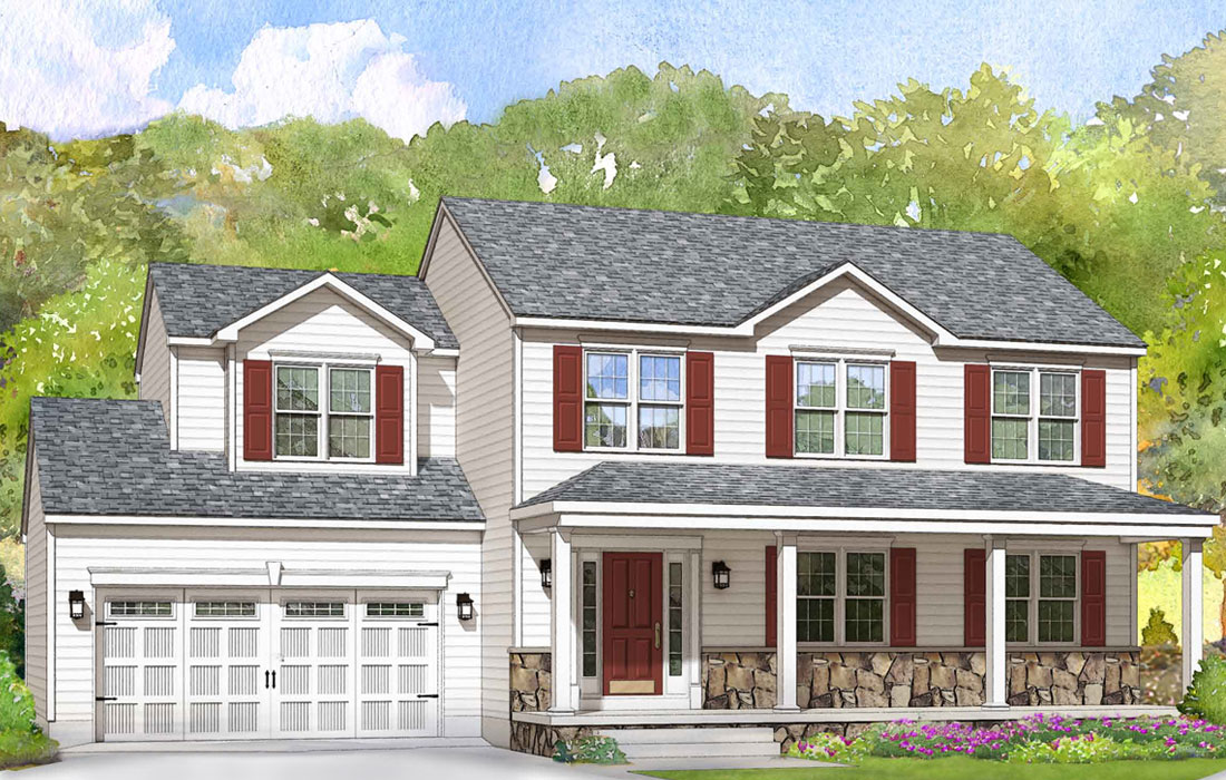Home Plan Rendering