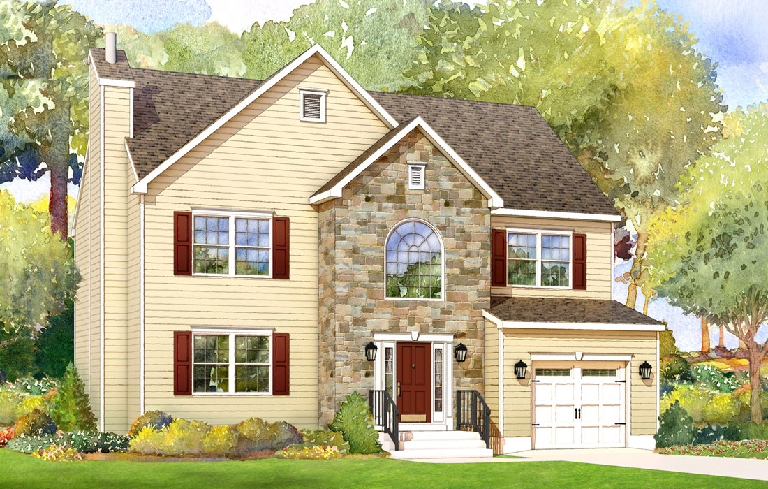 Home Plan Rendering