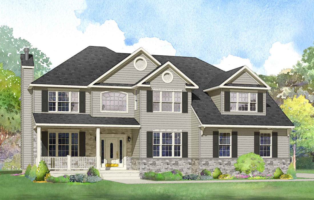 Home Plan Rendering