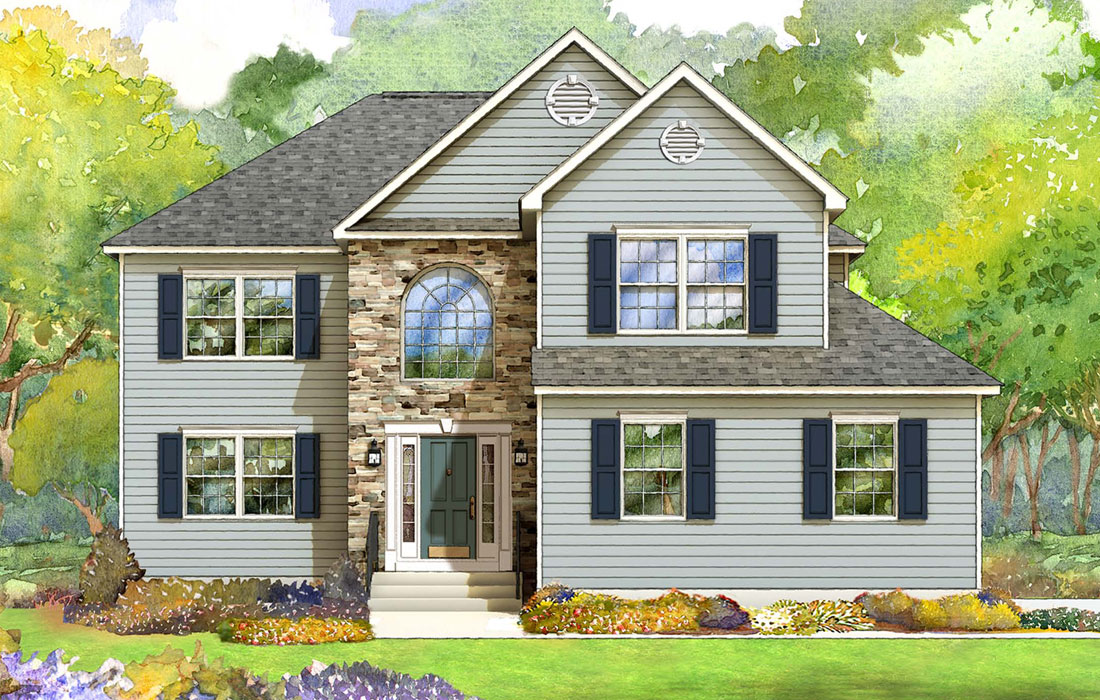 Home Plan Rendering