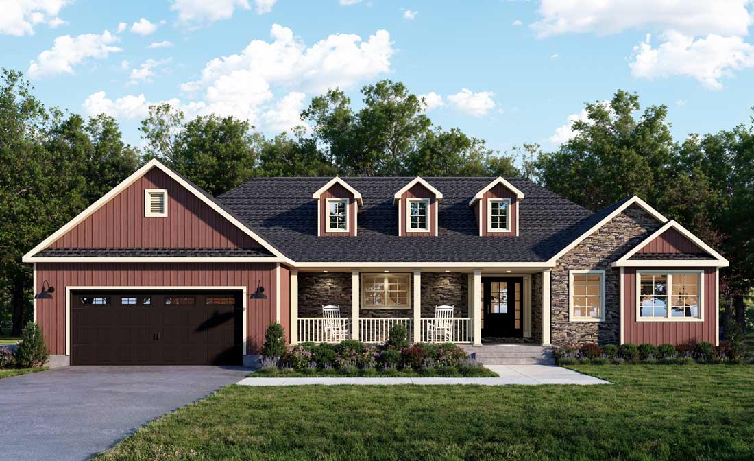 Home Plan Rendering