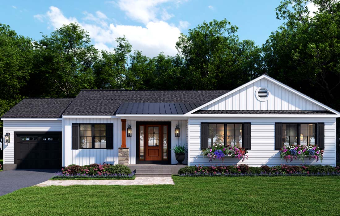 Home Plan Rendering