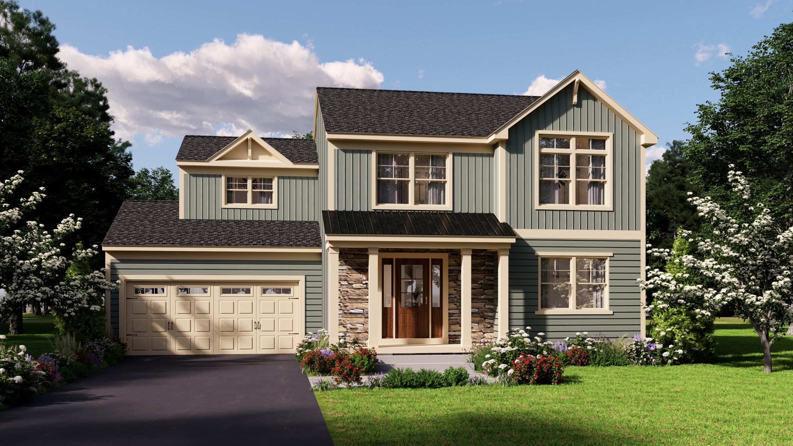 Home Plan Rendering