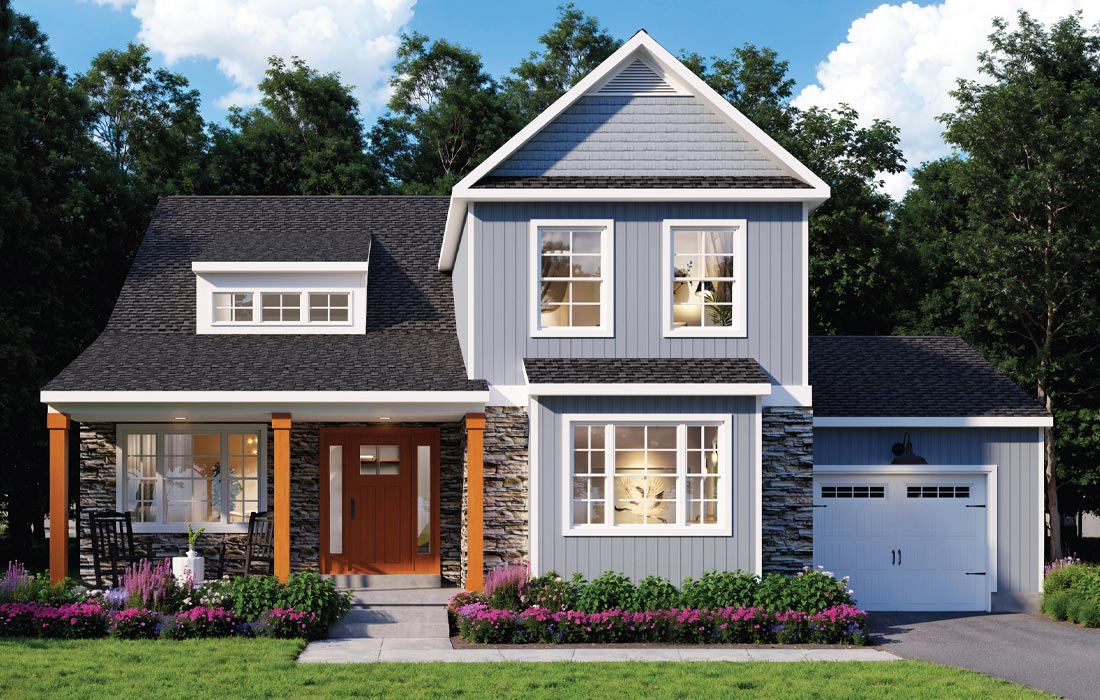 Home Plan Rendering