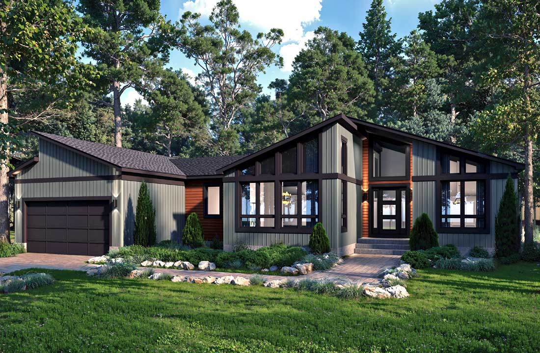 Home Plan Rendering